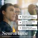 NOOT Neuro Flame - Ginkgo Biloba Supplement with Curcumin, Brain Supplements for Memory and Focus Biohacking, Nootropics, Adaptogens, Phytogens, Natural Focus Supplement, 60 Capsules