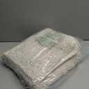 OLANLY Bathroom Rugs 44x24, Extra Soft Absorbent Chenille Bath Rugs, Rubber Backing Quick Dry, Machine Washable Bath Mats for Bathroom Floor, Tub and Shower, Home Decor Accessories, Ivory