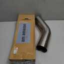 A-KARCK Exhaust 45 Degree Tube 3.5" OD, Stainless Steel Exhaust Pipe Mandrel Bend, Custom Your Own Exhaust System