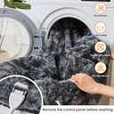 Electric Heated Throw Blanket - Faux Fur Sherpa 50"x60" Fast Heating Bed Blankets Throw with 6 Heating Levels & 4 Hours Auto Off, Over-Heat Protection ETL, Black