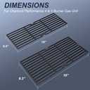 Grill Parts for Char-Broil Performance 4 Burner 463342119 463342118 463332718 463347017 463377017 463376117 463376018P2 463335517 463349917 Grill Burner Heat Plate Cast Iron Grill Grates 18 Inch
