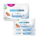 WaterWipes Sensitive+ Newborn & Baby Wipes, 3-In-1 Cleans, Cares, Protects, 99.9% Water, Unscented & Hypoallergenic, 180 Count (3 Packs)