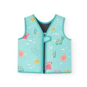  Toddler Swim Vest Kids Swimming Training Vest for Boys Girls Suitable for Age 1 to 8 Years 20Ibs - 46Ibs (Small(22-33Ibs/1-2Yrs), Blue Color Shark with Arm Float)
