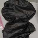 Shukii Stool Covers -PU Bar Stool Slipcover with Elastic, Waterproof, Round Seat Covers (2 Pack)