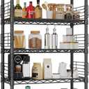 FUTASSI Large Metal Storage Rack, Storage Organizer Shelves for Kitchen, 9.4 x 29.5 x 59.2