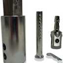 Jack & Drill - Drill to Trailer Jack Adapter - Fits Most 10k - 12k Trailer Jacks - with 1/4" Hex to 1/2" Square Drive Adapter (DTJ-01-SD)