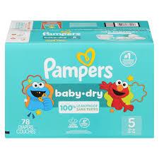 Pampers 104 Diaper Couches Size 3