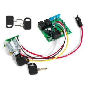 Ignition Key Switch Module,Compatible with John Deere LX255 LX266 LX277 LX279 LX280 LX288 GX255 GX325 GX335 Replace AM132500