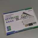 Ultra-Slim Bluetooth Keyboard with Touchpad, Wireless RGB Backlit, Portable Rechargeable Keyboard for iPad, Tablet, Laptop, Windows, Android, macOS Devices