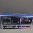 FYOUNG 3 in 1 Accessories Bundle for Playstation Portal, Carrying Case & Hard PC Clear Cover Skins Set with Screen Protector, Protective Shell Portable Travel Handbag for PS5 Portal Remote Player (Black)