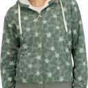 Billabong Women's Full Zip Oversized Sherpa Lined Hoodie Jacket (S)