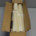 Retisee 8 Pcs Christmas LED Flameless Pillar Candles with Remote Battery Operated 3D Wick Flickering Fireplace Candle Indoor Decoration for Fall Christmas Winter, Ivory (4, 6, 8, and 10 Inches)