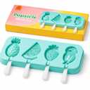 Silicone Fruit Pop Mold, 2 Pack