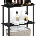Furinno Turn-N-Tube Display Rack, 3-Tier Single, Espresso/Black