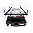 Lunivop for Samsung Galaxy S23 Ultra Case Metal Hard for Galaxy S23Ultra 5G Phone case para Screw Built-in Screen Lens Protection Military Grade [Note The Fingerprints Don't Work] Black