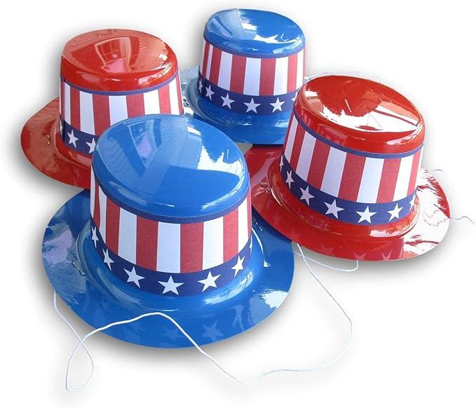Patriotic Hat Blue, Pack of 5, Blue