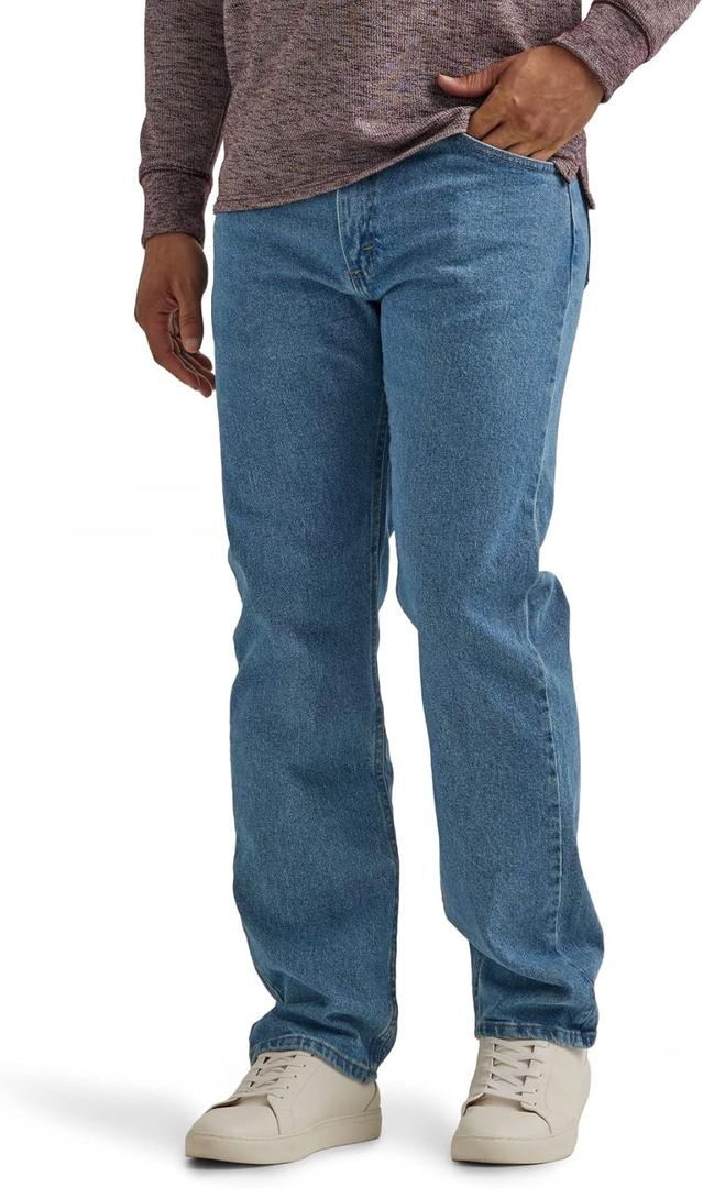 Wrangler Authentics Men's Classic 5-Pocket Regular Fit Flex Jean (38W x 29L)