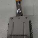 HOUSE AGAIN Grill Brush Bristle Free, 304 Stainless Steel Food-Grade Brush Head with Scraper, Safe BBQ for Grill Grate Strong Barbecue Cleaner Non Wire, Outdoor Grill Cleaning Brush/Wooden Handle
