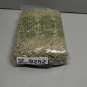 13.5" x 21" Olive Green Shag Rug