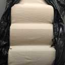 Aodisman 5-Step Dog Stairs and Ramp for High Bed,Non-Slip Sturdy Pet Steps for Small Dogs and Cats,22.2" H,Beige