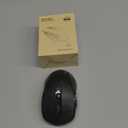TECKNET Bluetooth Mouse, 2-in-1(BT 5.0/3.0+2.4Ghz) 4000DPI Wireless Mice with USB Connect for Laptop Computer, Portable PC Mouse Bluetooth for Mac (USB-A+BT Wireless Connect, Black)