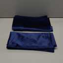 JIAHANNHA Velvet Navy Blue Throw Pillow Covers Pack of 2 Decorative Soft for Couch Sofa Bedroom Livingroom Car 2020 Inches