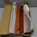 Chunful Universal Baby Gate Banister Adapter Wood No Hole Stairway Banister Adapter Mounting Kit for Pet Fit Round, Square, Irregular Post up to 42" Tall, Gate Not Included (Dark Brown)