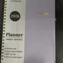 2026 Planner, Forvencer Calendar Planner Weekly and Monthly, Jan 2026-Dec 2026, 8.5" X 11", Hardcover Agenda Book, Daily Journal Organizer with Inner Pocket, Notebook for Office School, A4, Purple