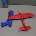 3 Pack Airplane Launcher Toy, 12.6" Foam Glider Led Plane, 2 Flight Mode Catapult Plane for Kids Outdoor Sport Flying Toys Gifts for 3 4 5 6 7 8 9 10 12 Year Old Boys Girls