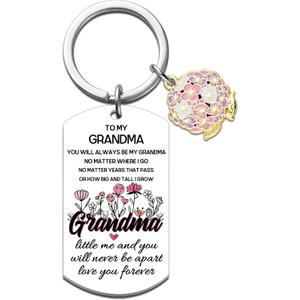 Grandma Mothers Day Gift from Grandkids Mothers Day Gifts for Grandma Keychain Nana Gift for Grandmother Gigi Birthday Thanksgiving Christmas Gift Ideas