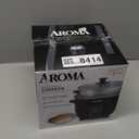 Aroma Housewares ARC-363-1NGB 3 Uncooked/6 Cups Cooked Rice Cooker, Steamer, Multicooker, 2-6 cups, Black