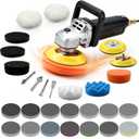 Wet Dry Sanding Discs Polishing Kit 3 Inch 154PCS Hook and Loop Pads
