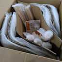 OLIXIS Dining Chairs Set of 8 Kitchen Mid Century Modern Chairs with Wood Legs and PU Leather Cushion for Living Room Bedroom Outdoor Lounge, White