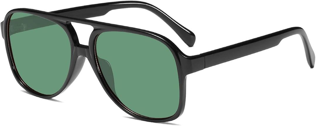 YDAOWKN Retro Aviator Sunglasses for Women Mens Large Frame Classic Vintage 70s Sun Glasses Aviators