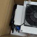 Your Elegant Bar Cigaroze EB-100 CigarHumidor Humidifier Industrial Grade Fan, LCD Display, Stainless Steel Build Preserves Flavor & Freshness in Large 10-70 Cu Ft CigarHumidors