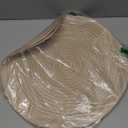 SHACOS Round Braided Placemats Set of 4 Round Table Mats for Dining Tables 15 inch Non Slip Washable Kitchen Table Place Mats Natural Farmhouse Decor (Beige, 4)