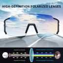 Cycling Glasses, UV400 Protection Sports Sunglasses Eyewear Baseball Running Fishing for Men Women Youth (Peacock Green)