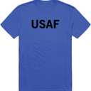 Rapiddominance Basic Licensed Military Tees (Blue, XL)