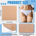 50 Pcs Thigh Lift Tape 5.91 x 5.91 Inch Thigh Lifting Cellulite Tape Waterproof Tummy Body Tapes for Women Elastic Anti Chafing Friction Adhesive Patches Sagging Loose Skin Stomach Back Belly