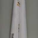 Koogel White Wrapping Paper Roll, 15" x 450"(38') Solid Color Gift Wrapping Paper for Packing Gift Wrap Parcel Wall Art Crafts Floor Covering, Set of 2