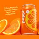 Poppi Sparkling Prebiotic Soda Beverage with Apple Cider Vinegar, Seltzer Water and Fruit Juice, Orange Flavor, 12 Fl Oz, Pack of 12, Packaging May Vary