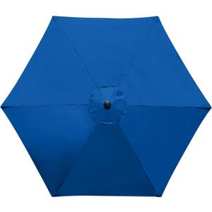 9 Feet Patio Umbrella Replacement Canopy for 6 Ribs, Market Umbrella Top, Yard Table Umbrella Top Cover,Universal Strong and Thick Umbrella Canopy,Canopy Only