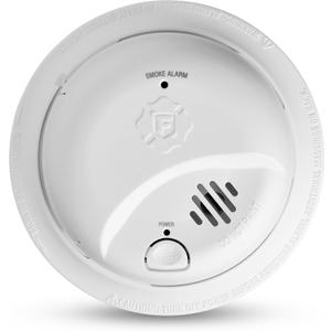 First Alert Smoke Alarm, Battery-Operated Detector with Test & Silence Button, SMI100, 1-Pack