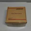 LEPOWER Metal Desk Lamp, Adjustable Goose Neck Architect Table Lamp with On/Off Switch, Swing Arm Desk Lamp with Clamp, Eye-Caring Reading Lamp for Bedroom, Study Room &Office (Silver)