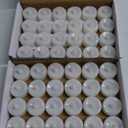 merrynights LED Candles, Tea Lights Candles Battery Operated Bulk, 48-Pack Long-Lasting 200 Hours Flameless Tealight Candles, Realistic Tea Lights for Halloween Christmas Wedding, 1.5'' D X 1.25'' H