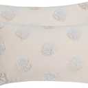 Holibeat Fluffy Dot Christmas Pillow Covers Xmas Decorative Throw Pillowcases (Beige, 20" x 12" (Pack of 2))