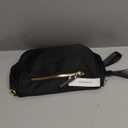 Spacious Nylon Crossbody Bag Bum Bag Handbags Wallets Purses Trendy Shoulder Bag for Women (black)