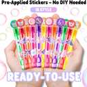 Butterfly Party Favors for Kids 24PCS Fairy Garden-Themed Mini Bubble Wands, Great for Birthday Supplies, Pinata Fillers, Goodie Bags & Classroom Rewards