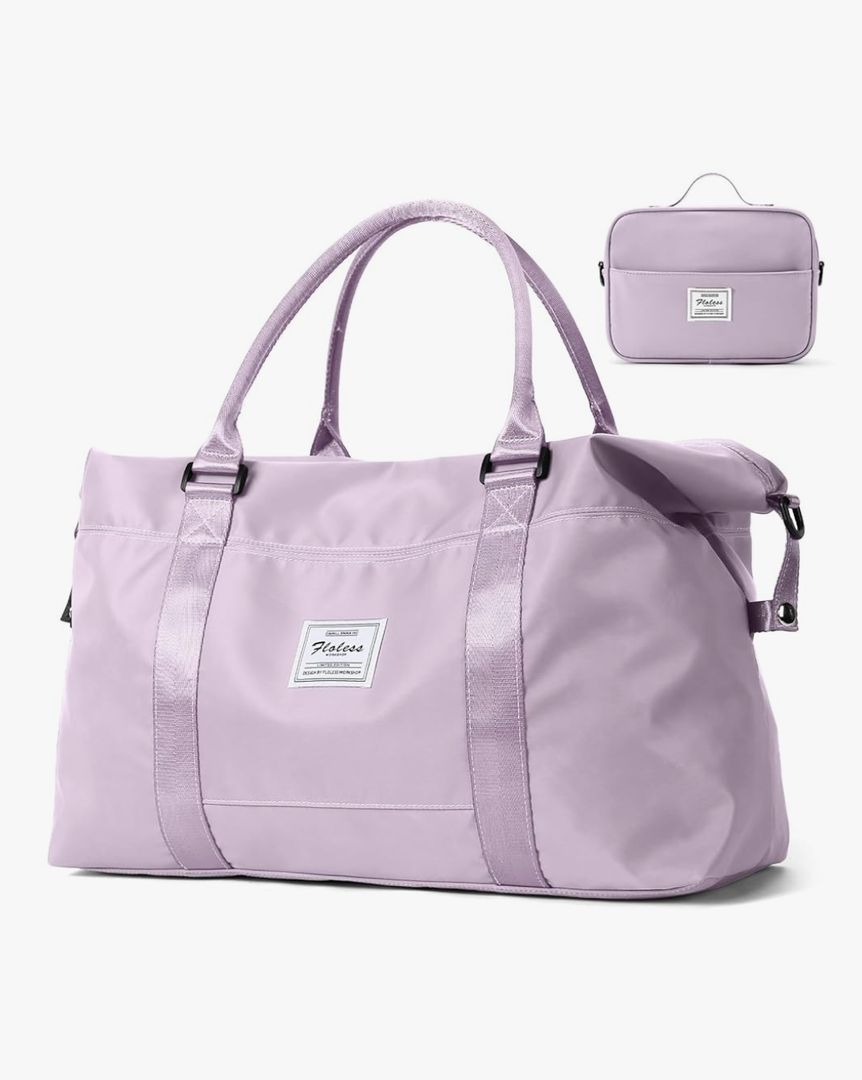 Travel Duffel Bag,Sports Tote Gym Bag,Shoulder Weekender Overnight Bag for Women