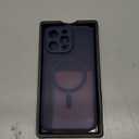 CANSHN Magnetic Compatible with iPhone 14 Pro Max Case, Upgraded [Full Camera Protection] [Compatible with Magsafe] [Translucent Matte] Shockproof Protective Phone Case Cover 6.7 Inch - Deep Blue